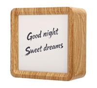 Luocute Macchina per il Rumore Bianco, Altoparlante con Luce Notturna, 26 Suoni Rilassanti, Timer di Spegnimento, Controllo del Volume, per Adulti e Bambini Che (Venatura del legno +5 carte paralume)