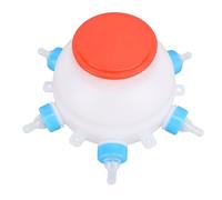 Luocute Mangiatoia Automatica per Latte per Agnelli Maiale Secchio per Pecore Capre Vitelli Attrezzatura per Infermieristica per Animali, Secchio per Mangiatoia per Agnelli 6 Capezzoli