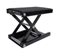 Luocute Martinetto a Forbice Ascensore Motociclistico, Martinetto di Sollevamento a Forbice Motociclistica 1100 Libbre, Supporto Centrale di Moto, Acciaio 80-370 Mm Centro Hoist Crank