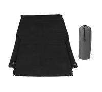 Luocute Materasso per Aria SUV Gonfiabile, Pelle Scamosciata Spessa 5 Cm Che Faceva Esplodere il Materasso per Dormire in Campeggio Costruito in Cuscino con Ali di Guardia, Adatto per un (BLACK)