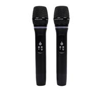 Luocute Microfonico Wireless, Microfoni Karaoke Ricaricabili Antiriverbero con Soppressione del Feedback Avanzata con Effetti Sonori a Volume Regolabile, per Canti di Intrattenimento