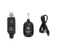 Luocute Microfonico Wireless, Ricevitore Trasmettitore XLR da 2,4 GHz con Audio a 24 Bit 48 KHz Perdita Zero Portata di 100 Piedi Meno Ritardo di 4 Ms, per Audio Dal Vivo per