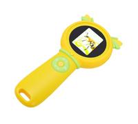 Luocute Microscopio Digitale per Bambini, Schermo da 2 Pollici, 8 Luci LED | Design Portatile Portatile, Batteria Ricaricabile da 600 MAh, Acquisizioni JPG AVI, Interfaccia di Tipo C, per Esplorazione