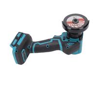 Luocute Mini Circolare, Circolare a Batteria 19000 Giri/min con Lame 2/3 Pollici e Copertura Antipolvere, con Guida e Impugnatura Antiscivolo, per Taglio di Legno, Metallo, Pietra,