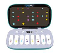 Luocute Mini Pianoforte per Bambini, Giocattolo Musicale LED Portatile con modalità Audio Luminose Interattive, Strumento Educativo a Tastiera Elettronica per Bambini di 4 5 6 Anni (GREEN)