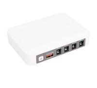 Luocute Mini UPS Backup, Alimentazione 5 Pollici Ininterruttuabile con Batteria 7800 MAh per Uscita DC per Smartphone per Fotocamera Modem Router (Spina europea)