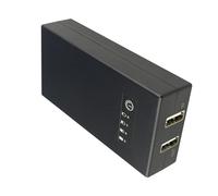 Luocute Mini UPS, Gruppo di continuità di Backup con Batteria da 5200 MAh per Telecamera di Sicurezza Modem Router, con Protezione da Sovraccarico e Cortocircuito