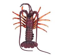 Luocute Modello di Aragosta in Plastica Morbida, Frutti di Mare (29cm) | Realistici Materiale Sicuro, Superficie Liscia, Dimensioni 9,06/11,81 Pollici, Ristorante Educativo per la Cognizione degli