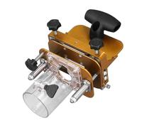 Luocute Mortasatrice 2 in 1, Localizzatore di Scanalature in Acciaio Inossidabile con Larghezza e Altezza Regolabili, per Fresatrice per la Lavorazione del Legno e Giunzioni di Mobili