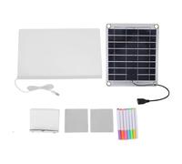 Luocute Nota LED Nota, Illuminare la Scheda di Cancellazione a Secco Acrilica con 7 Colori USB a Energia Solare per il Menu Cafe Pianificatore delle Faccende Domestiche