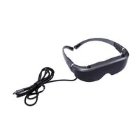 Luocute Occhiali VR Intelligenti con Commutazione 2D 3D e Doppi Microfoni | Telaio in Resina Siliconica, Risoluzione per Occhio, Supporta Scheda di Memoria da 512GB, Controller da 5000mAh.