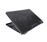 Luocute Pad di Raffreddamento per Laptop Upgarde, Pad di Raffreddamento da Gioco 8 Livelli di Altezza Regolabili 2 Porte USB Luci RGB di Dispositivo di Raffreddamento per Laptop da 12-19 (14 fan)