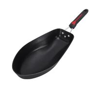 Luocute Padella a Forma di Pesce 3D, Griglia in Acciaio Inossidabile con Rivestimento Antiaderente per Cucinare il Pesce con Manico in Legno, Distribuzione Uniforme del Calore per