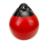 Luocute Palla Paraurti per Barca, Palla Paraurti Gonfiabile per Attracco in PVC Ad Alta Resistenza Addensato Nero e Rosso, Adatto per Yacht Barche a Vela Barche a Remi (A30)