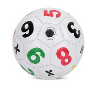 Luocute Pallone da Calcio Misura 2, Materiale PVC, Superficie Elegante per Ridotta Resistenza All'aria, Durevole per L'allenamento dei Bambini e il Gioco All'aperto (Calcio con i numeri)