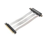 Luocute PCI E 5.0 Cavo di Riser, Cavo Riser 16x Adatto per WRX80 90E RTX4090 5090 RX7900XTX GPU 128GB/S Gen 5 Strumento di Estensione della Scheda Grafica GPU, Componenti Interni del (20 cm)