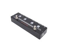 Luocute Pedale Effetto per Chitarra, Bypass Pedale Commutatore Loop Effetti per Chitarra Scatola Commutatore Canale, 16 Preset Programmabili Display LED Bank Switch True Bypass