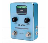 Luocute Pedale Looper per Chitarra, Looper Overdub Illimitato da 160 Minuti con 40 Slot, Audio 44,1 KHz, Display LED, USB C, Uscita Cuffie, per Chitarra Elettrica e Basso