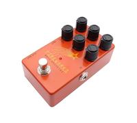 Luocute Pedale Simulatore Amplificatore Audio, Pedale Bass Drive Simulatore Amplificatore Valvolare Controlli EQ Processore Effetti per Basso Overdrive Box True Bypass per Prove di