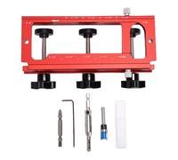 Luocute per Cerniera per Porta, Kit Modello in Lega di Alluminio per da Infilare Regolabile per Fresatrice, per Cerniere e Porte da 2,5-5 Pollici, Spessore 1 3/8