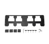 Luocute Piastra di Montaggio per Cassetta degli Attrezzi Packout, Supporto per Stoccaggio in Lega di Alluminio con Accesso Rapido, Perforazione Richiesta, Compatibile con la Cassa