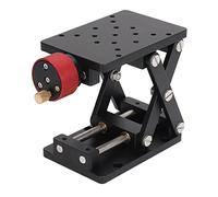 Luocute Piattaforma Elevatrice, Supporto di Sollevamento Manuale a Forbice da Laboratorio con Lega di Alluminio Anodizzato Duro e Design Multiforo, per Esperimenti Fisici-chimici-biologici