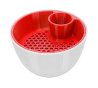 Luocute Pistachio Bowl with Shell Storage, 2-in-1 ABS Nut Snack Serving | Ciotola per noci con supporto per conchiglia, design in ABS da 4,5x2,8 pollici per cucina domestica, feste, serate di cinema
