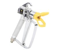 Luocute Pistola a Spruzzo Ad Aria con Corpo in Ferro e Supporto per Ugelli | Airless ad alta pressione, rivestimento uniforme e senza striature, lattice di mastice per vernice, metallo resistente alla