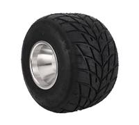 Luocute Pneumatico Go Kart 11x7.10-5 con Cerchione, Gruppo Pneumatico per Ruota Posteriore Tubeless per Carrello ATV UTV con Cerchione in Lega di Alluminio
