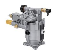 Luocute Pompa per Idropulitrice Orizzontale con Albero da 3/4 Pollici, Pompa di Ricambio 2508 PSI 2,4 GPM 3400 Giri/min con a Doppia Tenuta, Valvola di Scarico Termico, per