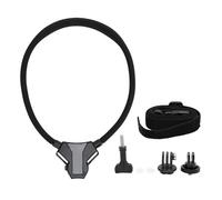 Luocute Porta della Collana della Telecamera D'azione, Supporto per la Prima Senza Mani con Cinturino per il Torace, Rilascio Rapido per Fotocamere Panoramiche X4 X5, più Esperienza