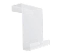 Luocute Porta Tablet per Tapis Roulant, Supporto per Libri in Acrilico per Cyclette e Attrezzatura da Palestra, Senza Montaggio di Attrezzi per Tablet, Telefono e Riviste (7,09x6,3x2,48 (Trasparente)