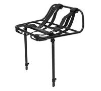 Luocute Portapacchi Anteriore per Bici, Portapacchi in Lega di Alluminio con Staffe di Montaggio, per Bici Pieghevoli da Strada di Montagna, capacità 10 Kg