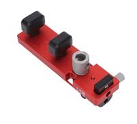 Luocute Profilo in Alluminio Drill Guide Access Hole Drill Jig, Set di Posizione di Perforazione per la Lavorazione del Legno, Punch in Legno a Foro Singolo 20 30 40 Profili Guidi di