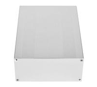 Luocute Progetto in Alluminio Custodia 68x145x200mm per Circuito | Custodia in alluminio estruso con due deflettori, per controller decoder ed elettronica fai-da-te, spessore deflettore