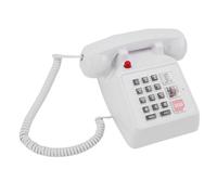Luocute Punteggio dei Pulsanti Grandi, Telefono Fisso Cablato di Grandi Dimensioni con Controllo del Volume e SOS Remoto, Connessione Rapida per la Famiglia con Chiamata a Lunga