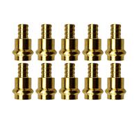 Luocute Raccordi in Ottone e Rame Press to PEX, 10 Pezzi Adattatore da 1/2