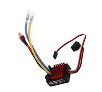 Luocute RC Brushed ESC, 60A Waterproof Electronic Speed Controller per | Brushed ESC, Aluminum Alloy Shell, 540 550 750 Motor Support, Car Boat Tank Compatible, 6V 3A BEC Output, Manual Included