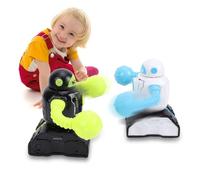 Luocute Robot da Boxe Telecomandati, Robot da Combattimento RC a 2 Giocatori Wireless 2.4G con Luci a LED Ed Effetti Sonori, per Bambini di età Compresa tra 6 7 8 9 Ragazzi e Ragazze di