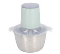 Luocute Robot da Cucina, Mini Tritacarne Elettrico da 2 Litri e Tritaverdure con 2 Ciotole per Cucina Domestica, Alimenti per Bambini, Noci, Verdure (GREEN)