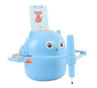 Luocute Robot da Disegno per Bambini, Robot da Disegno Educativo Interattivo con 100 Carte di Parole, per Ragazzi e Ragazze di età 3 4 5 6 7 8 per Migliorare la creatività e (cielo blu)