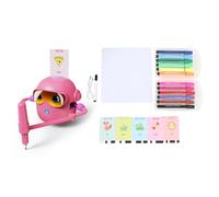 Luocute Robot Disegno Educativo, Bambini Interattivi Illuminismo Strumento di Apprendimento Montessori con 100 Parole e Penne a 12 Colori, Ideale per Ragazze di età Compresa tra 5+