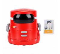 Luocute Robot Intelligente per Bambini, Interattivo, con Controllo Vocale, Sensore Tattile, Funzione Parlante, Cantante, Danzante, Occhi a LED, Movimenti Programmabili e Musica, p (rosso)