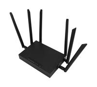 Luocute Router 4G, Internet 300Mbps con Slot per Scheda SIM, 6 Antenne, Hotspot Wireless per 32 Dispositivi, Supporta FDD 1 3 5 7 8 20, TDD 38 40 41, WCDMA 1 5 8 (Spina europea)