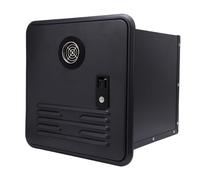 Luocute Scaldabagno Istantaneo Senza Serbatoio per, 61000BTU/H 12V con Pannello di Controllo LCD e Porta Nera da 15x15 Pollici, Riscaldamento per con Rimorchio
