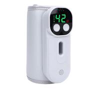 Luocute Scaldabiberon Portatile, Scaldalatte Senza Fili da 18 W con Batteria Ricaricabile da 8000 MAh e Controllo Preciso della Temperatura, per Viaggi All'aperto per L'alimentazione dei