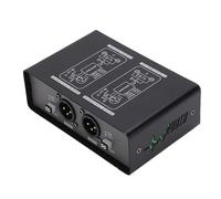 Luocute Scatola Elimina-ronzio, Isolatore di Rumore a Doppio Canale con Regolazione del Guadagno a 3 Stadi per un Suono Nitido, Realizzata in Lega di Alluminio Ad Alta Resistenza, per