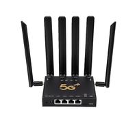 Luocute Scheda Dual Sim Industriale del Router 5G, Blocco della Banda Sa | Porta Gigabit Ethernet, 802.11ax Wifi 6, Banda 2,4g+5g, Supporto VPN, Rete Multi Scenario per Sorveglianza Esterna IoT