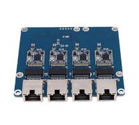 Luocute Scheda ETH PCIe a 4 2,5G, Scheda di Espansione Ethernet da 2,5 Gbps con Chipset RTL8156, di Espansione Ethernet Adatta per Dispositivo Rasp Pi 5, Plug and Play, Nessun