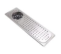 Luocute Sciacquatrice per Lavello in Vetro da Bar, Lavatazze in Acciaio Inossidabile 304 con Lavaggio Ad Alta Pressione e Ugello Multiangolo, Filtri di Scarico della per (Colore acciaio inossidabile